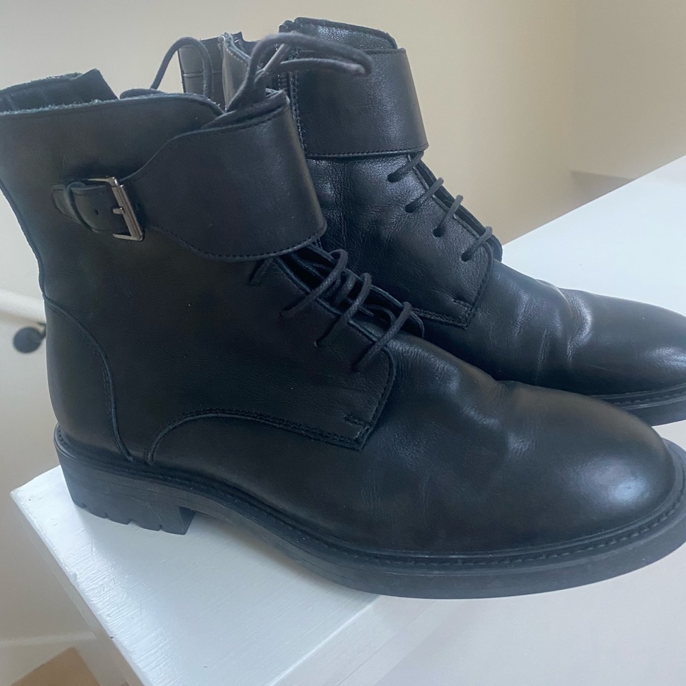 Aquatalia waterproof calf leather boots